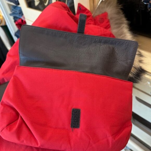 Prada Red Size 6 Hooded Jacket - Picture 7 of 11